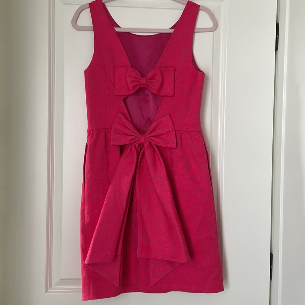 Open Back Bow Dress